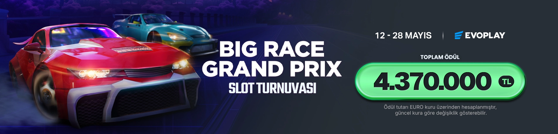 Evoplay Big Race Turnuva